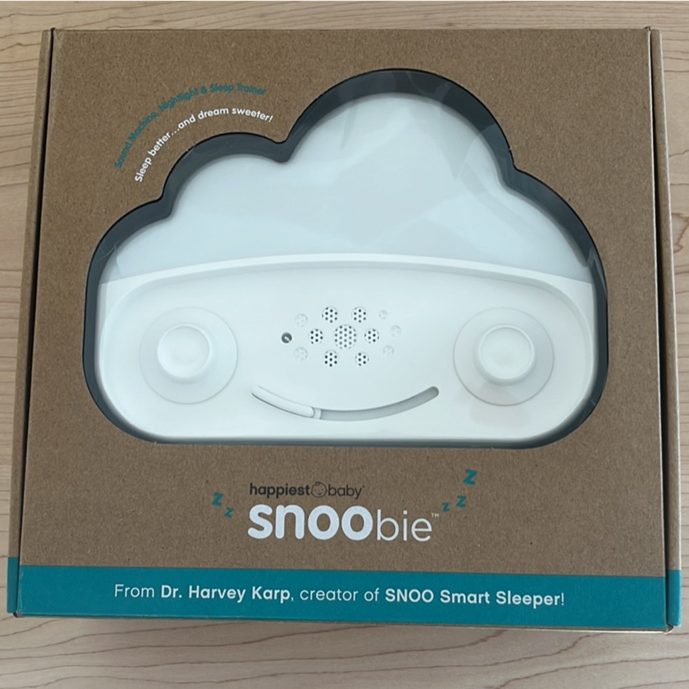Happiest Baby SNOObie Smart White Noise Sound Machine with Night Light